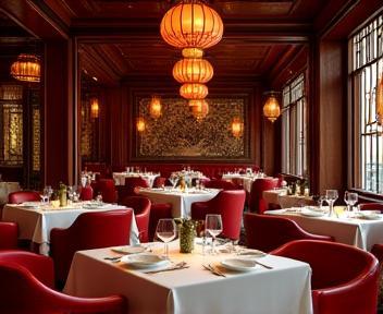 Maison Dragon D'Or ornate dining room